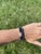 Silver Lagos Caviar .28ctw Diamond & Black Ceramic Bead Bracelet, Sterling Silver For Sale - Image 8 of 8