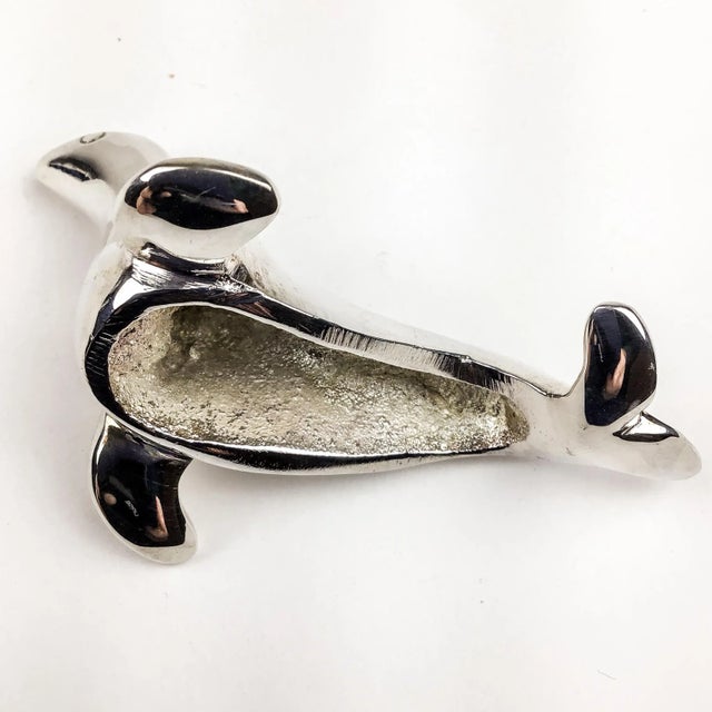 Silver Plate Animalia Seal Figurine Spoon-Rest Ring Holder For Sale - Image 10 of 12