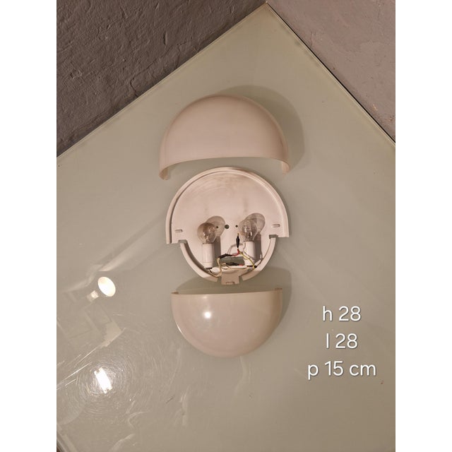 Artemide Wall Lamps by Magistretti for Artemide, Set of 2 For Sale - Image 4 of 9