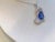 3 Carat Tanzanite and 2 Carat Diamond Heart Pendant/ Necklace 18 Karat Gold For Sale - Image 9 of 18