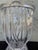 Metal Vintage Block Crystal 24% Full Lead Crystal Lidded Urn Candy Jar For Sale - Image 7 of 11