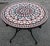Metal 40" Moroccan Mosaic Multi-Color Settachia Table For Sale - Image 7 of 7