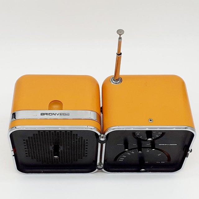 Yellow Model TS 502 Radio from Brionvega For Sale - Image 11 of 13