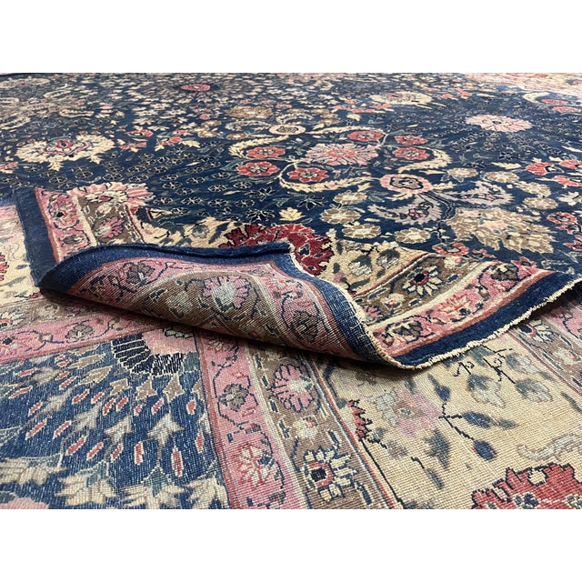 Persian Fine Antique Persian Farahan Sarouk Rug 11’0" X 16’5” For Sale - Image 3 of 7