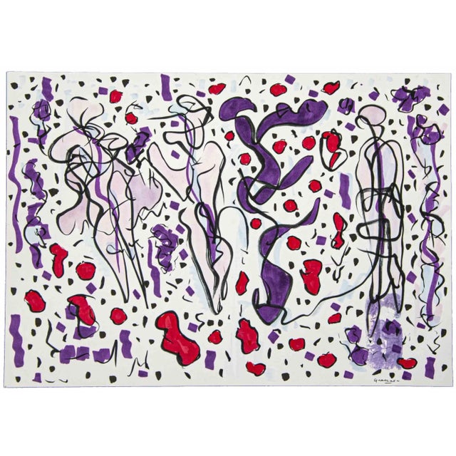 Composition is an original artwork realized by Maurizio Gracceva (Roma, 1955) in 2010. Good condition. Hand-signed. China...