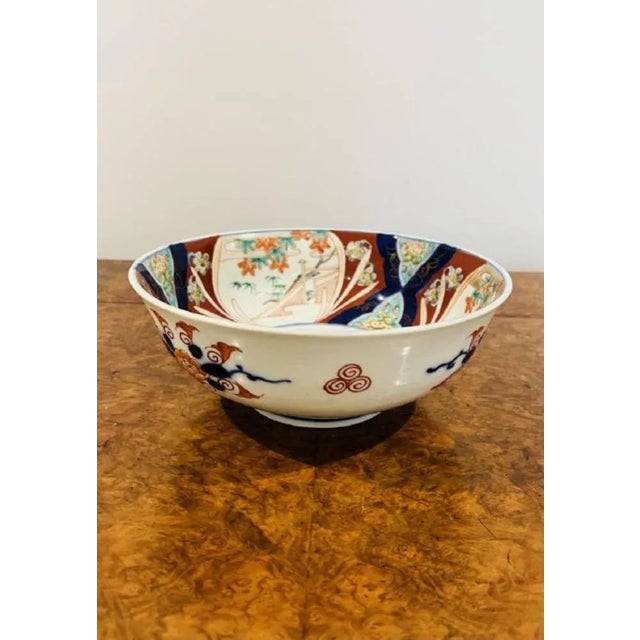 Japanese Imari Bowl, 1900s For Sale - Image 3 of 7