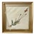 Floral Botanical Embroidery on Linen Vintage Artwork For Sale