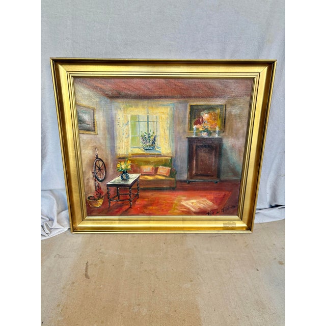 Found in Europe, this Early 20th Century Oil on Canvas was painted in the early 1900's. Artist signed Kate Von...