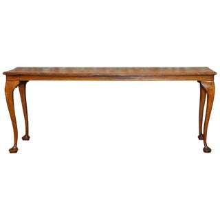 19th Century Queen Anne Revival Walnut Bench or Console For Sale