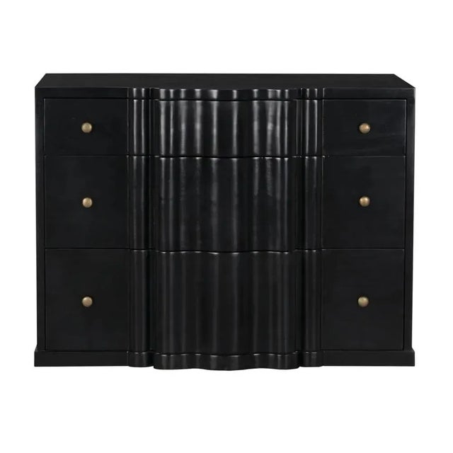 The Kiss Dresser in Hand Rubbed Black is a perfect blend of modern sophistication and classic design. Made from mahogany...