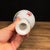 Asian Vintage Painted White Glass Vase With Double Dragon Chasing Pearl Motif For Sale - Image 3 of 9