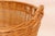 Vintage Rattan Log Basket, 1970s, in Flawless conditions. Designed 1970 to 1979