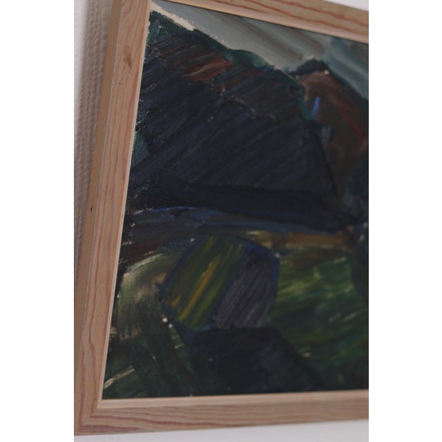 Georg Suttner, Mountains, 1950s, Oil on Canvas, Framed For Sale - Image 13 of 16