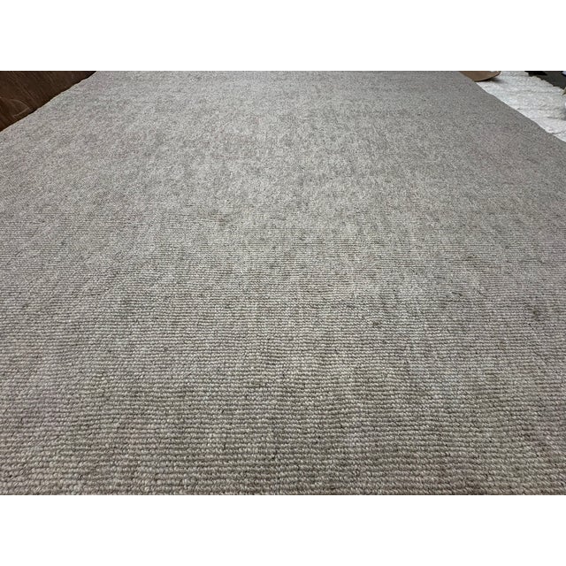 RH Thana Performance Rug – 9' × 12' Oatmeal | Handwoven Wool Blend | Sculptural Pebbled Texture Luxury Staging Use |...