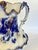 Antique Made in England Flow Blue Large Scale Pitcher For Sale - Image 14 of 16