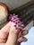 Set in 18k White Gold, Emerald Cabochon, Carved Ruby & Diamonds Toi Et Moi Ring, Us Size 7 For Sale - Image 6 of 11