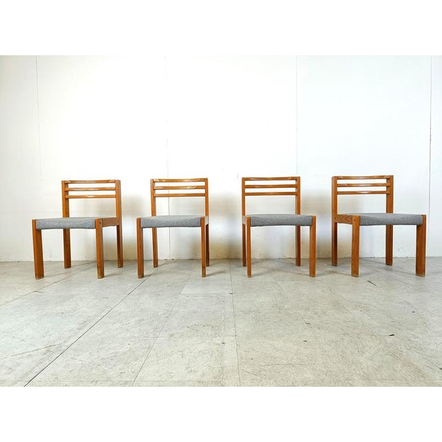 1970s SG 1200 Dining Chairs by Cees Braakman for Pastoe, 1970s, Set of 4 For Sale - Image 5 of 12