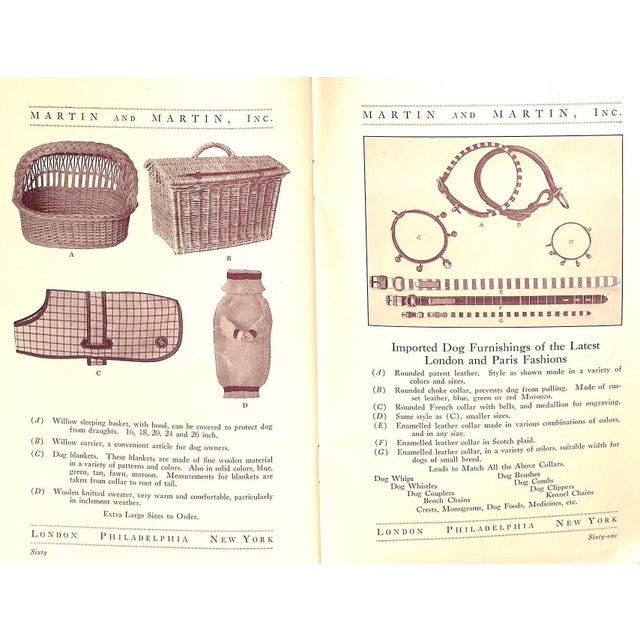 White "Martin & Martin, Inc. Makers and Importers of High Grade Saddlery and Leather Goods" 1920 For Sale - Image 8 of 18