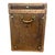 Metal Vintage Campaign Luggage Trunk Leather Side Table For Sale - Image 7 of 18