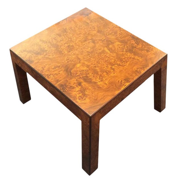 Burl Wood Side Table Chairish