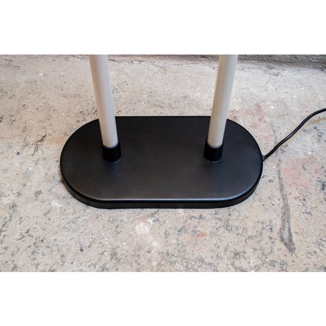 1970s Halogen Floor Lamp with Glass Cone and Lacquered Metal, Italy, 1970s For Sale - Image 5 of 6