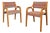 Pair of Mid Century Modern Bentwood Outline Armchairs For Sale