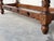 18th Carved Two-Drawer Baroque Spanish Walnut Console Table With Iron Hardware For Sale - Image 12 of 13