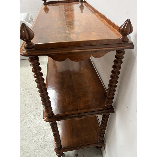 Napoleon III Console Table in Mahogany and Veneer, 1800s For Sale - Image 15 of 18