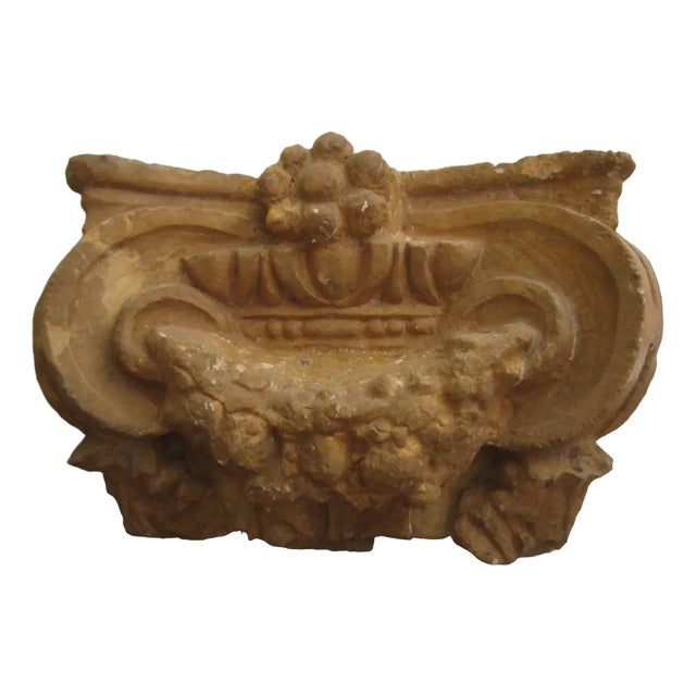 Vintage Decorative Plaster Frieze For Sale