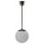 Glass Bauhaus Chrome Ceiling Lamp, 1930s For Sale - Image 7 of 7