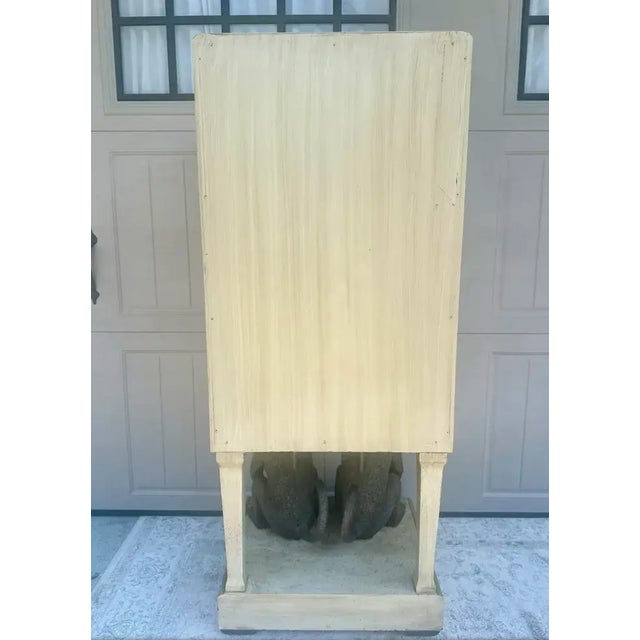 Rare Vintage Thomasville Ernest Hemingway "Kenyan" Chest of Drawers on Monkey Pedestal For Sale - Image 9 of 11