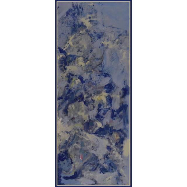 2020s Forest Nocturne #2' Large One of a Kind Triptych Oil Painting by American Expressionist George Brinner, Framed For Sale - Image 5 of 5