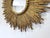 Large Sun Mirror in Carved and Gilded Wood, 1950s For Sale - Image 6 of 18