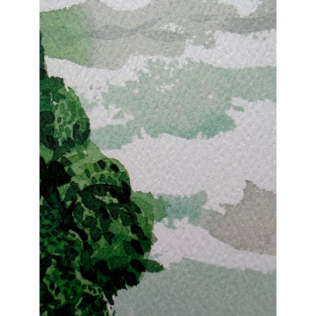 David Hockney, Road and Trees Near Wetwang, Copyright David Hockney, Printed in UK Reproduction For Sale - Image 11 of 16