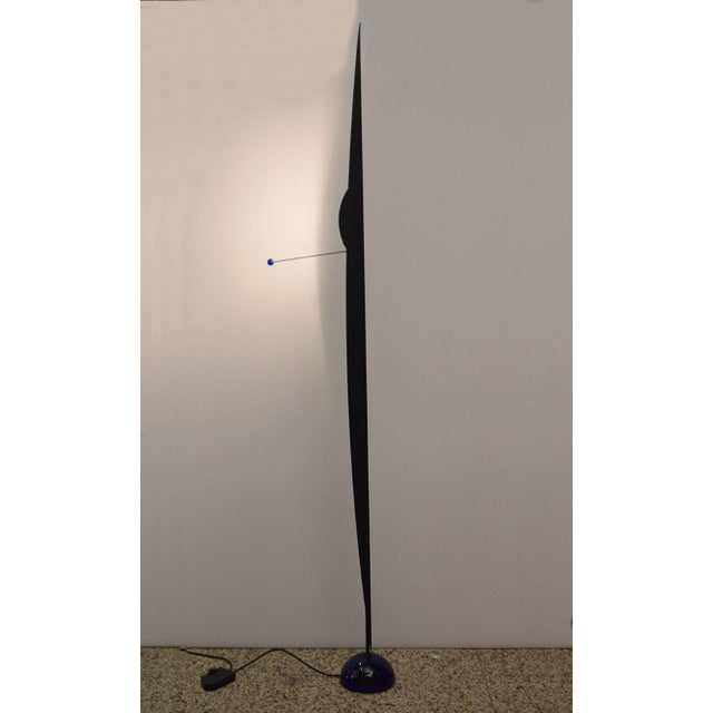 1980s Flame Floor Lamp by Gilles Derain for Lumen, 1980s For Sale - Image 5 of 11