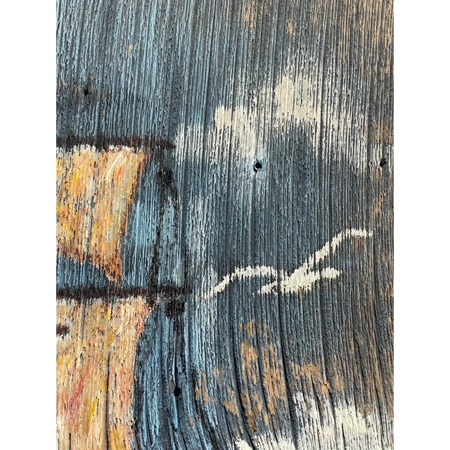 Vintage Rustic Sailing Ship Wood Relief Wall Panels, Pair For Sale - Image 10 of 11