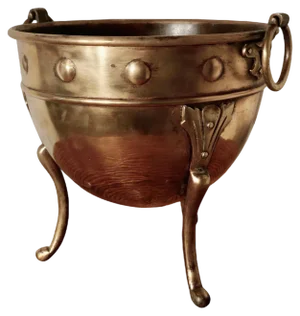 Arts & Crafts Brass Planter attributed to Henry Loveridge, 1880s