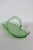 Early 20th Century Green Uranium Depression Glass Oblong Celery Tray Serving Dish With Handle For Sale - Image 4 of 16