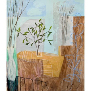 Signs of Spring Organic Modern Acrylic Painting For Sale