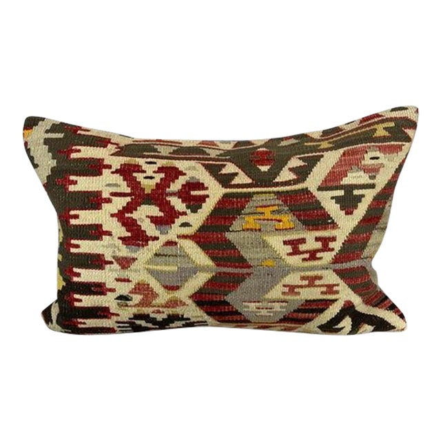 16 x 24 Kilim Pillow Turkish Cushion Sultan's Harem Haven Pillow Cushion Cover For Sale