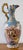 A stunning and highly decorative vintage Satsuma-style vase pitcher, beautifully hand-painted and featuring an elegant...
