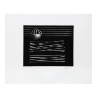 Mario Avati, Orange Et Chalumeaux, Mezzotint For Sale