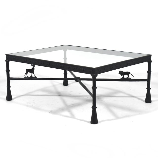 Tom Corbin Bronze Coffee Table in the Manner of Giacometti For Sale - Image 11 of 12
