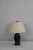 1930s 1930s Petite Burled Mahogany Turned Lamp For Sale - Image 5 of 8