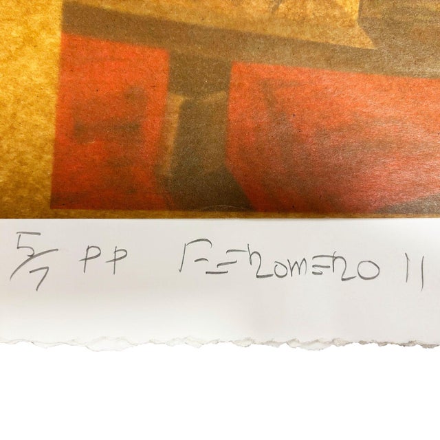 Red Frank Romero "Cheech's Downtown" Giclee Print Limited Edition Signed, 6 of 7 For Sale - Image 8 of 10