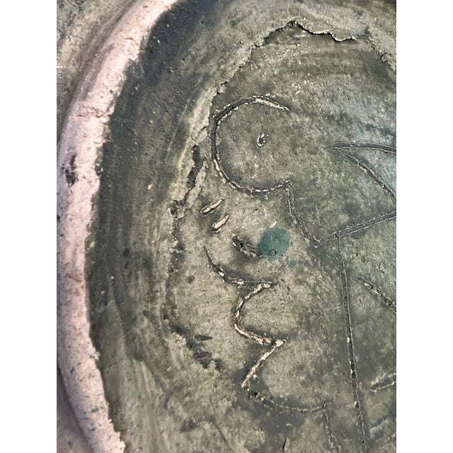 Abstract Decorative Ceramic Plate For Sale - Image 10 of 14