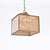 Marvellous chandelier made is solid brass, glass and vienna straw wicker. This rare light was realized in italy in the...