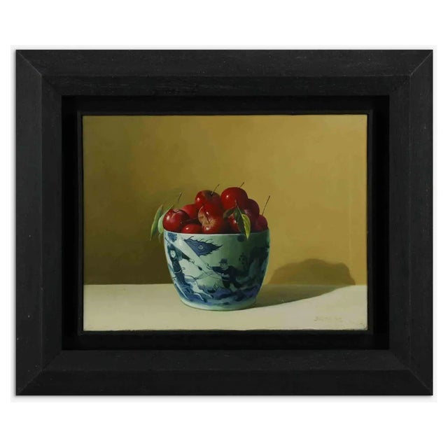 Zhang Wei Guang, Cherries, Original Oil Painting, 2007 For Sale