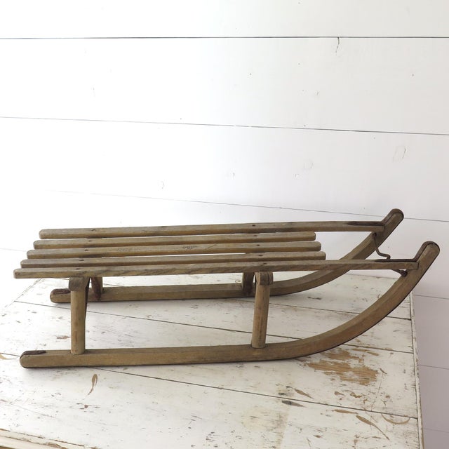 Vintage German Davos Sled | Chairish