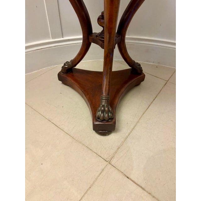 Antique French Edwardian Marble-Top Gueridon Side or Lamp Tables, 1900s, Set of 2 For Sale - Image 10 of 15